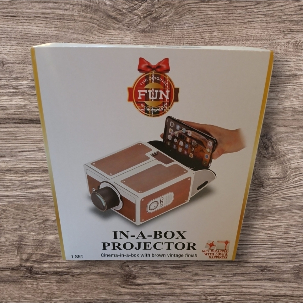 OPEN BOX -  The Original Fun Workshop In-A-Box Projector Cinema-In-A-Box